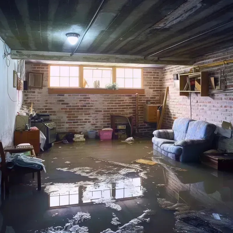 Flooded Basement Cleanup in Hudson Lake, IN